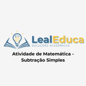 Ativ. Mat. – Subtração Simples