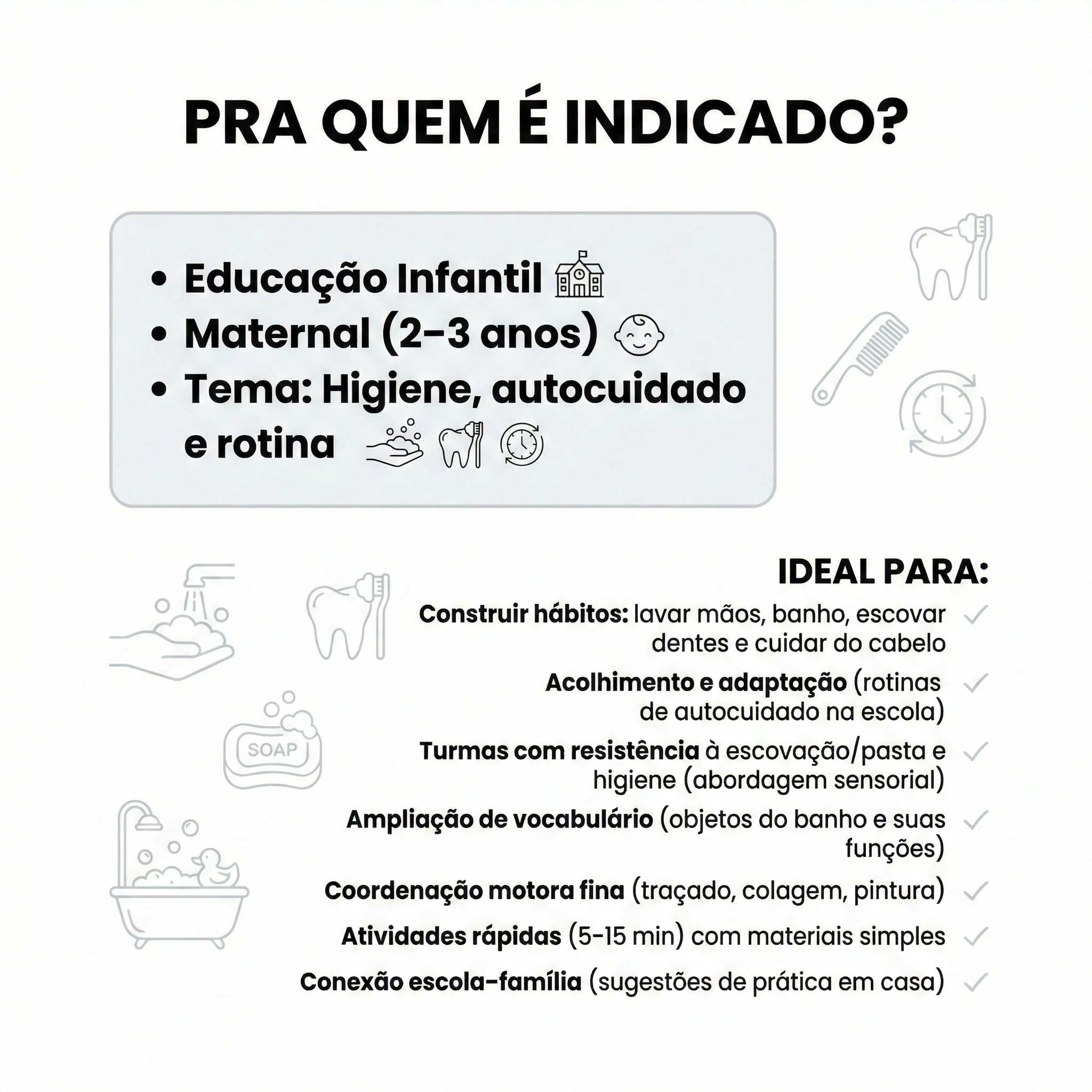 Higiene e Autocuidado | Maternal (2–3 anos) - Imagem 5