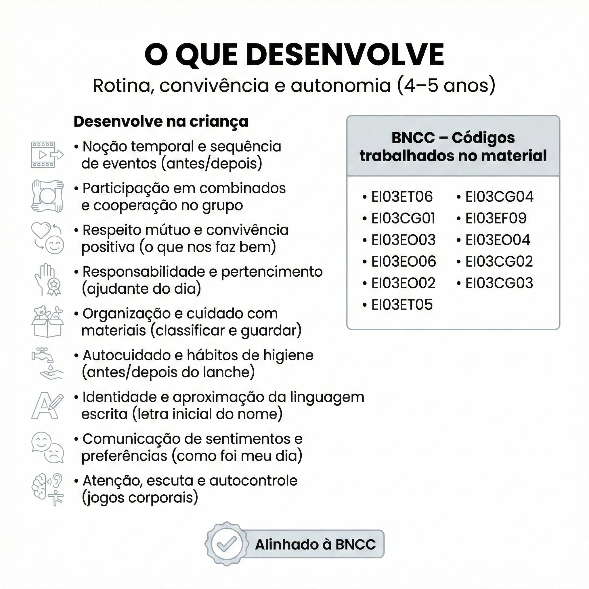 Rotina e Acolhimento | Jardim (4–5 anos) - Imagem 6