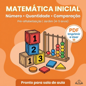 Matemática Inicial | Jardim (4–5 anos)