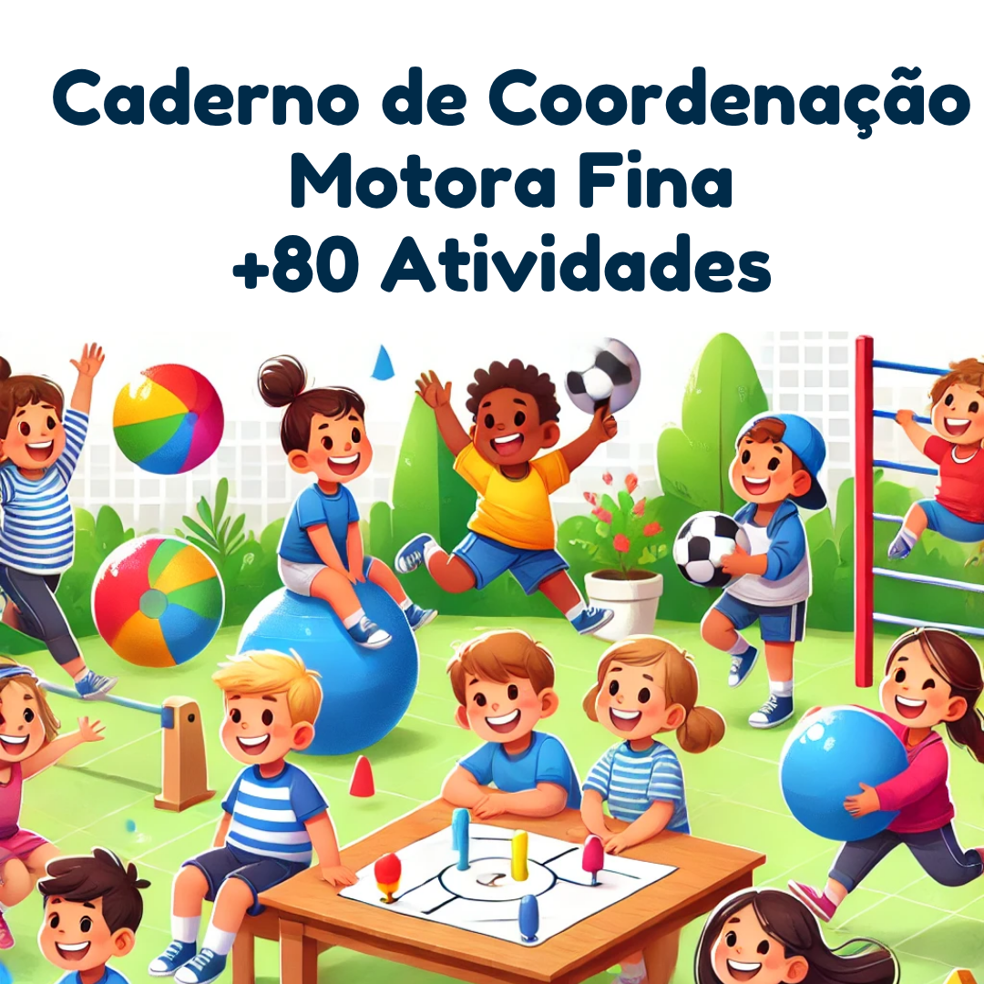Caderno de Coordenação Motora Fina: +80 Atividades